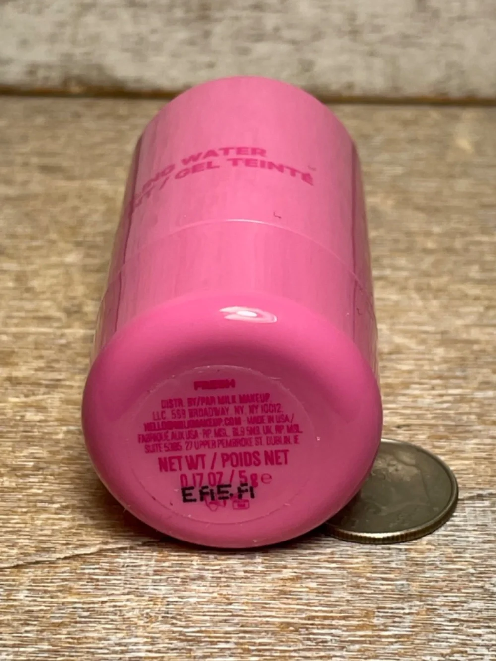 MILK Makeup Cooling Water Jelly Tint/ Gel in FRESH (SOFT PINK) 0.17 oz/5g New
